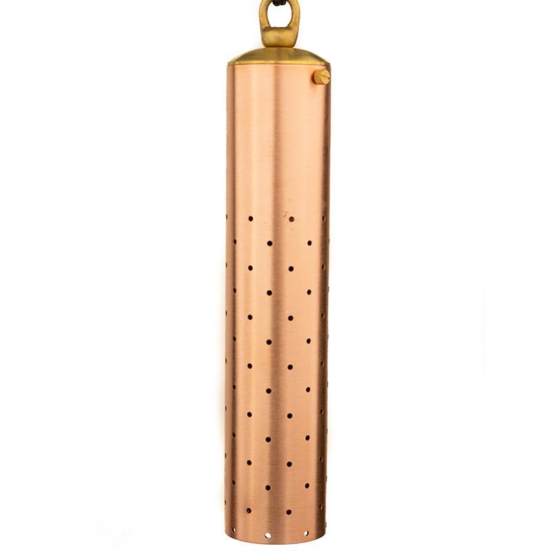 CopperMoon Lighting CM.620 Copper & Brass 10Inch Hanging Pendant Light Perforated Holes