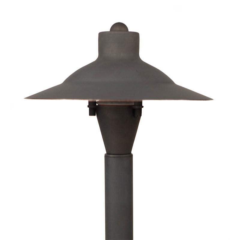 CopperMoon Lighting CM.715-20CG Copper 7.5Inch Path Light Top With 18 Inch Stem & Stake