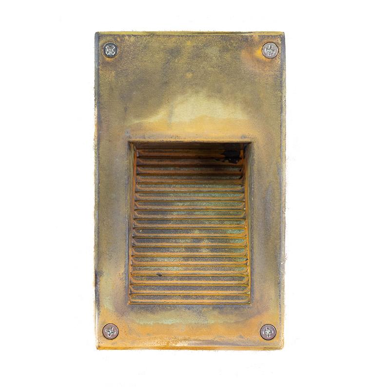 CopperMoon Lighting CM.840 Brass Step Light Louvers - Large & Tall (Housing NOT Included)