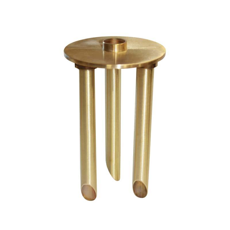 CopperMoon Lighting CM.BRASS-TRIPOD-STAKE Ground Stake - Brass Tripod