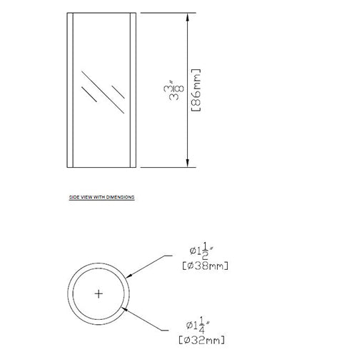 CopperMoon CM.500/CM.700 Glass - Replacement Clear Glass for CM.700 & CM.500 Path Lights (Min. Quantity 3) - Seginus Lighting