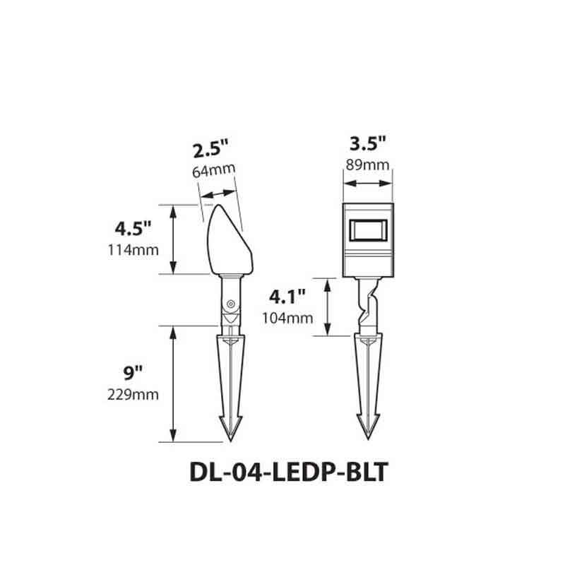 Focus Industries DL-04-LEDP 4W LED Extruded Directional Lights