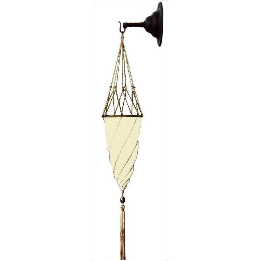 Fortuny 017-CE-4 Cesendello Plain Silk Wall Sconce - 6-3/4"