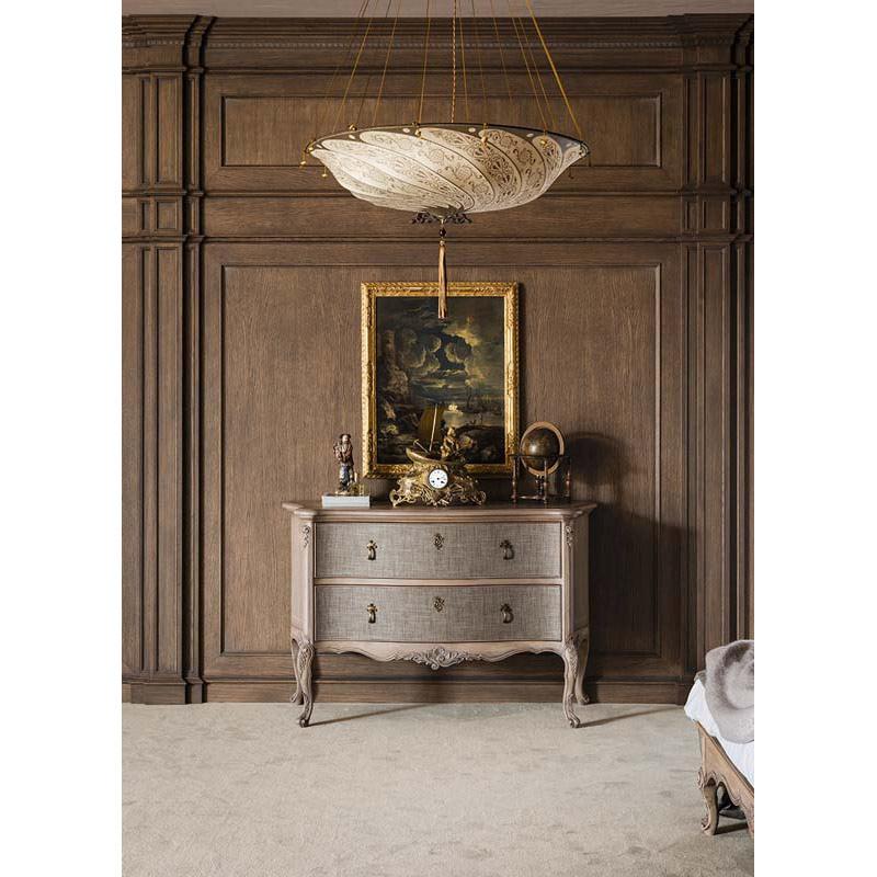 Fortuny 050-SA-1 Small Scudo Saraceno Decorated Silk Suspended Classic - 19-3/4"