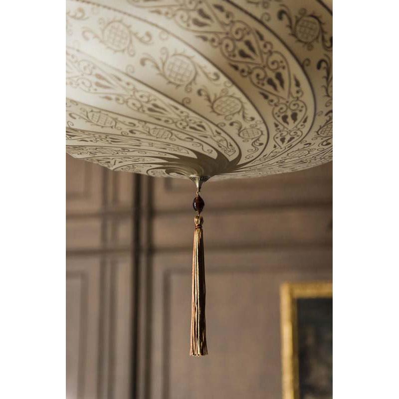 Fortuny 062-SA-1 Medium Scudo Saraceno Suspended Decorated Silk Classic - 24-1/84"