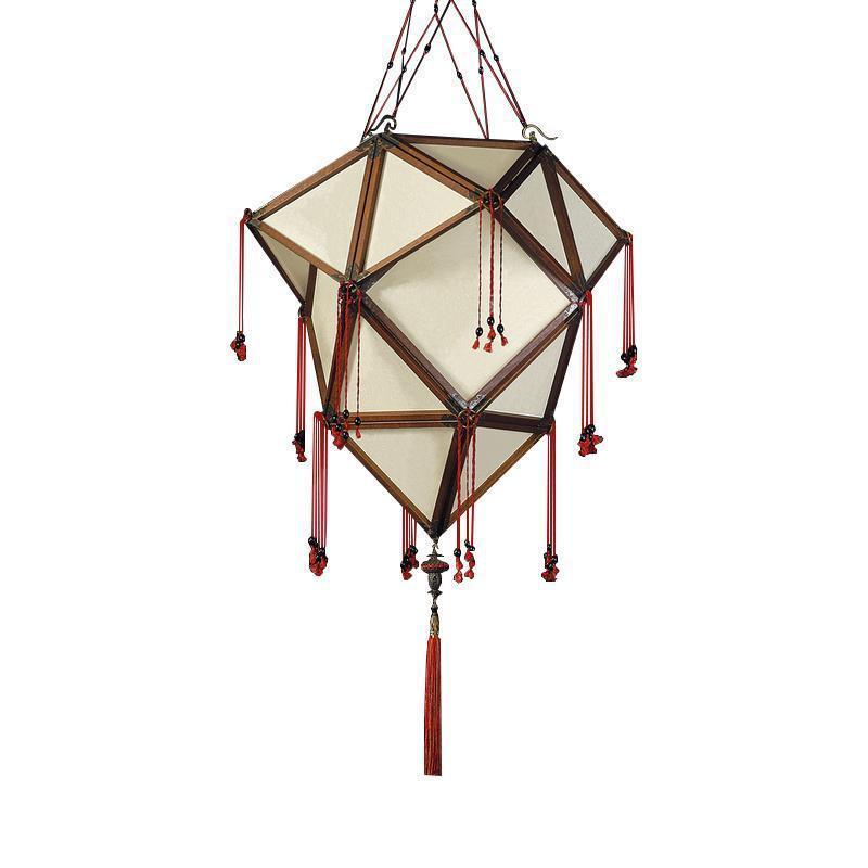 Fortuny 09-PRO-3 Proibita Plain Silk Suspended - 20-7/8"