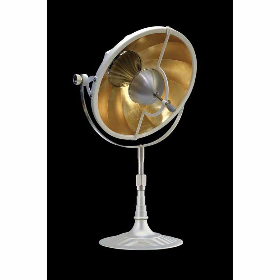 Fortuny DF32ARM-3342 Armilla 32 White & Gold Leaf Table Lamp