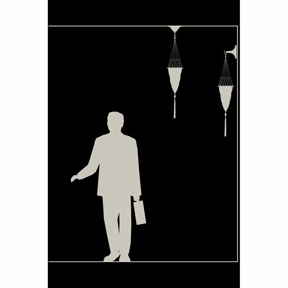 Fortuny G-019-AP-1 Glass Cesendello Applique - 7-1/2" Additional Image 3