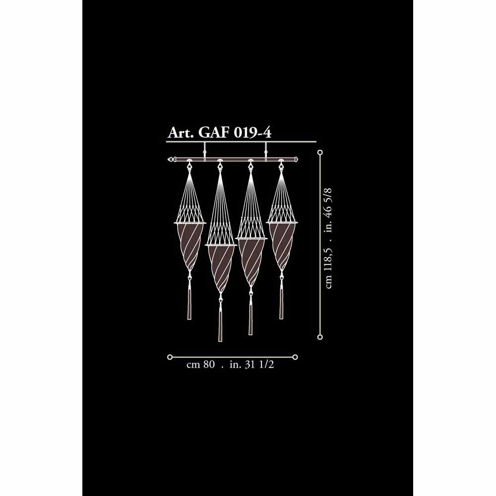 Fortuny G-AF-019 Glass Cesendello on a Rod - 7-1/2" Additional Image 9