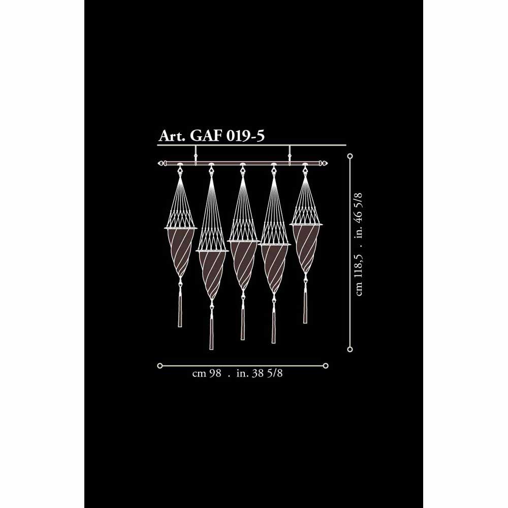 Fortuny G-AF-019 Glass Cesendello on a Rod - 7-1/2" Additional Image 10