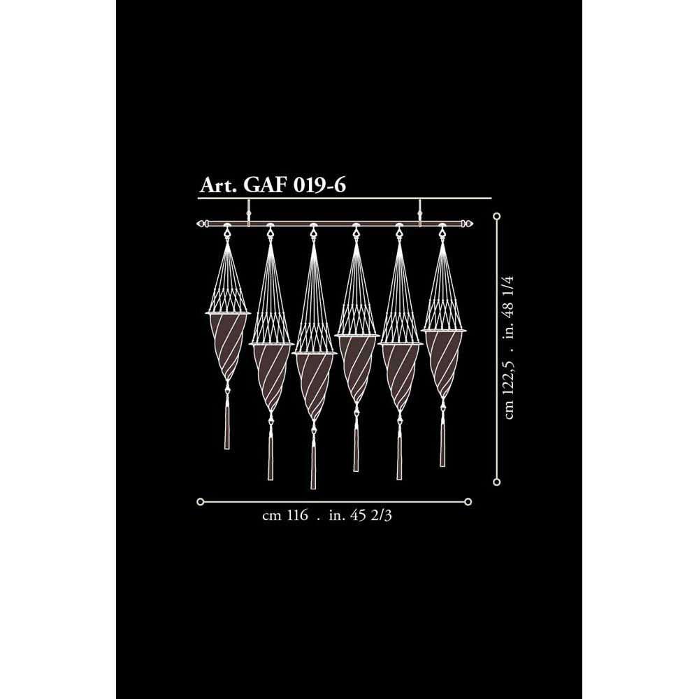 Fortuny G-AF-019 Glass Cesendello on a Rod - 7-1/2" Additional Image 11