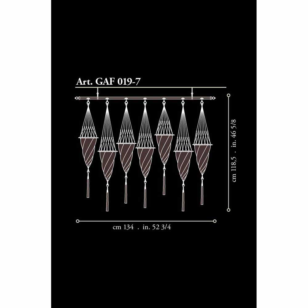 Fortuny G-AF-019 Glass Cesendello on a Rod - 7-1/2" Additional Image 12