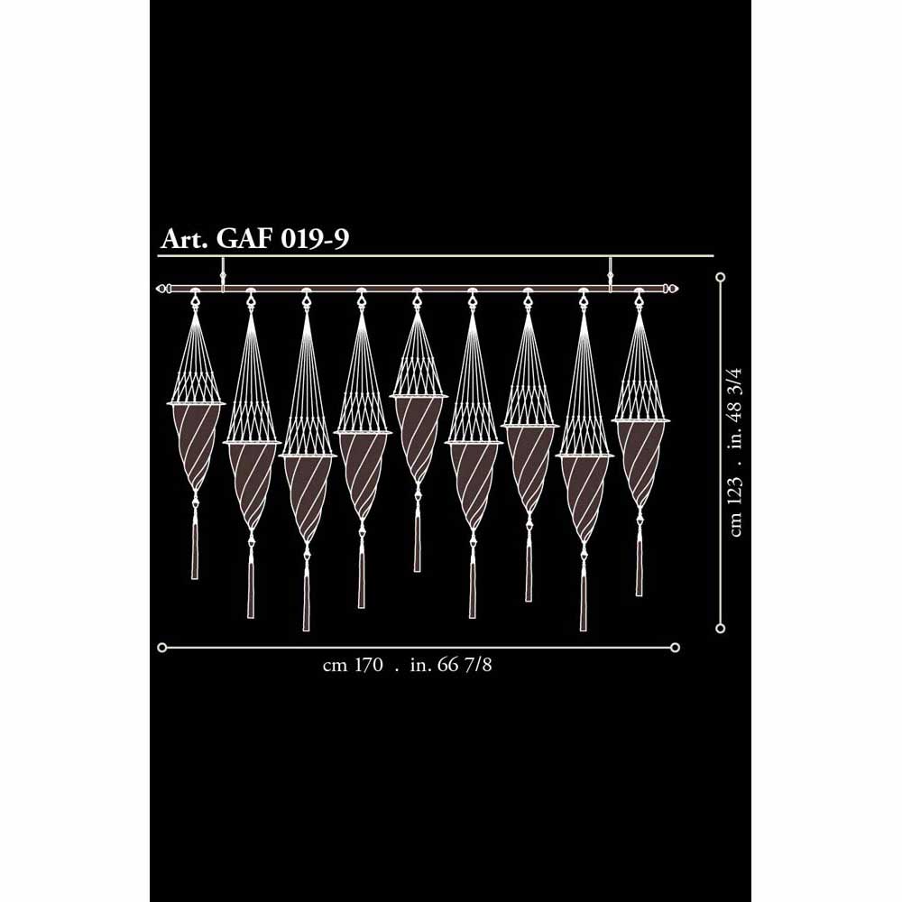 Fortuny G-AF-019 Glass Cesendello on a Rod - 7-1/2" Additional Image 14