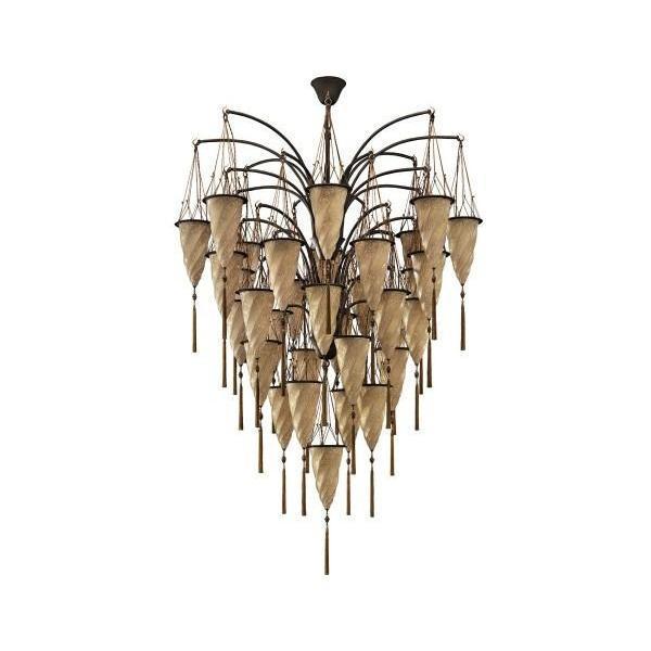 Fortuny GCM019-25-CL 25 Shade Cesendello Ceiling Chandelier - 7-1/2" - Seginus Lighting