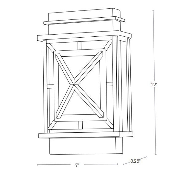 SPJ Lighting PORTLAND-WM12 Solid Brass 8W Wall Lights