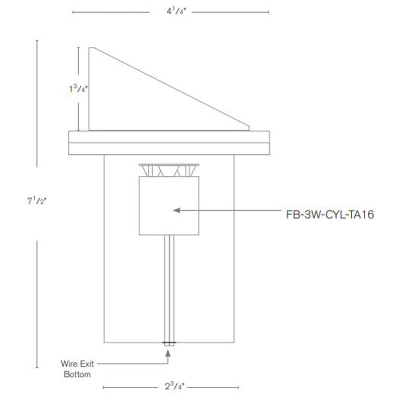 SPJ Lighting SPJ-CBWL-SH 2W LED Adjustable Cast Brass Well Light 12V