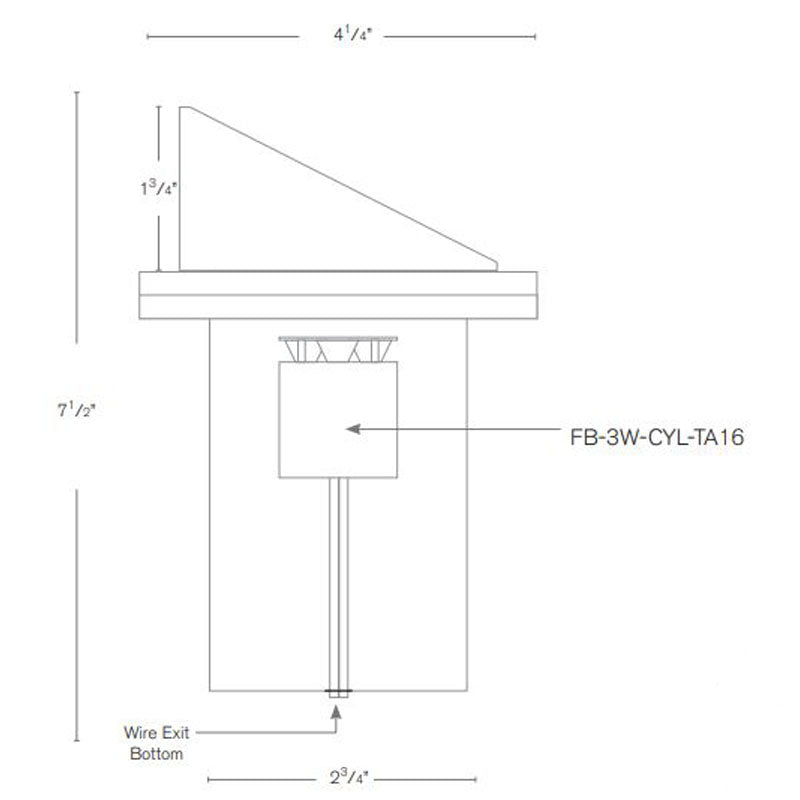 SPJ Lighting SPJ-CBWL-SH 3W LED Adjustable Cast Brass Well Light 12V
