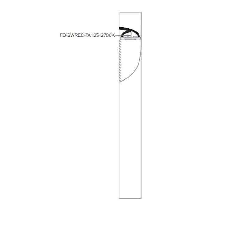 SPJ Lighting SPJ-CC24-2REC 2W LED Contemporary Pathlight 12V - Seginus Lighting