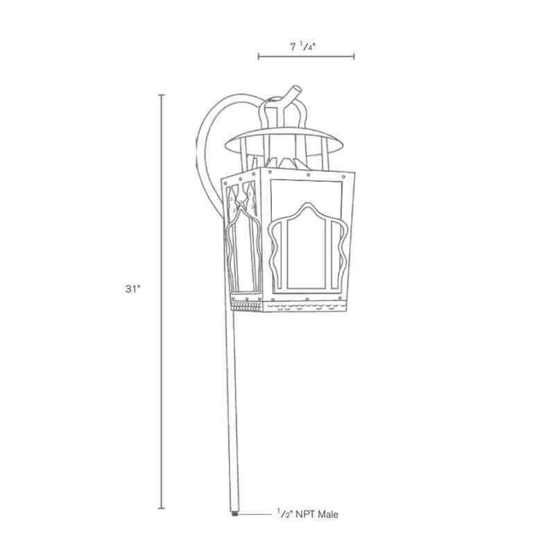 SPJ Lighting SPJ-LV701 Garden Lantern - Seginus Lighting