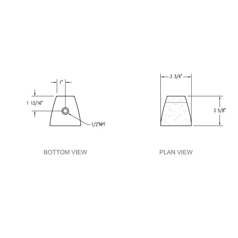 SPJ Lighting SPJ-PCL-B20-BG 2W Path Lights