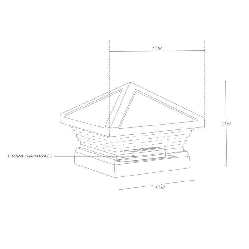 SPJ Lighting SPJ-PM-4 2W LED Post Top 12V