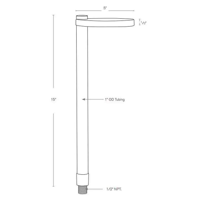 SPJ Lighting SPJ-RPL-5 2W LED Contemporary Pathlight 12V - Seginus Lighting