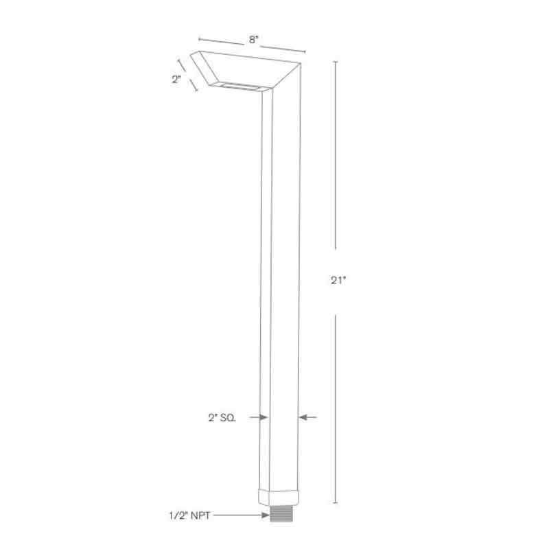 SPJ Lighting SPJ-SQ200 4W LED Contemporary Pathlight 12V