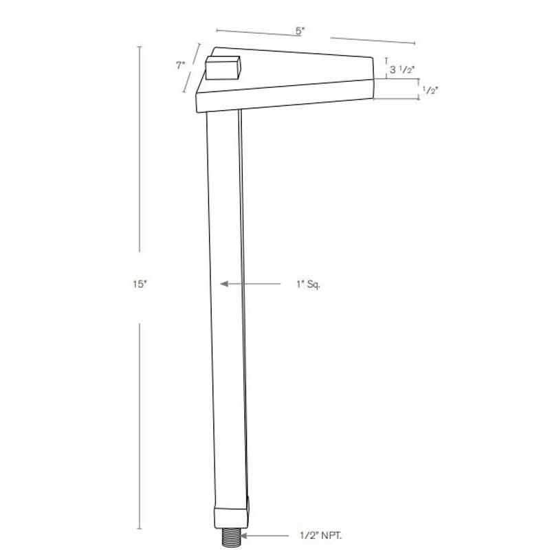 SPJ Lighting SPJ-TRPL-7 2W LED Contemporary Pathlight 12V