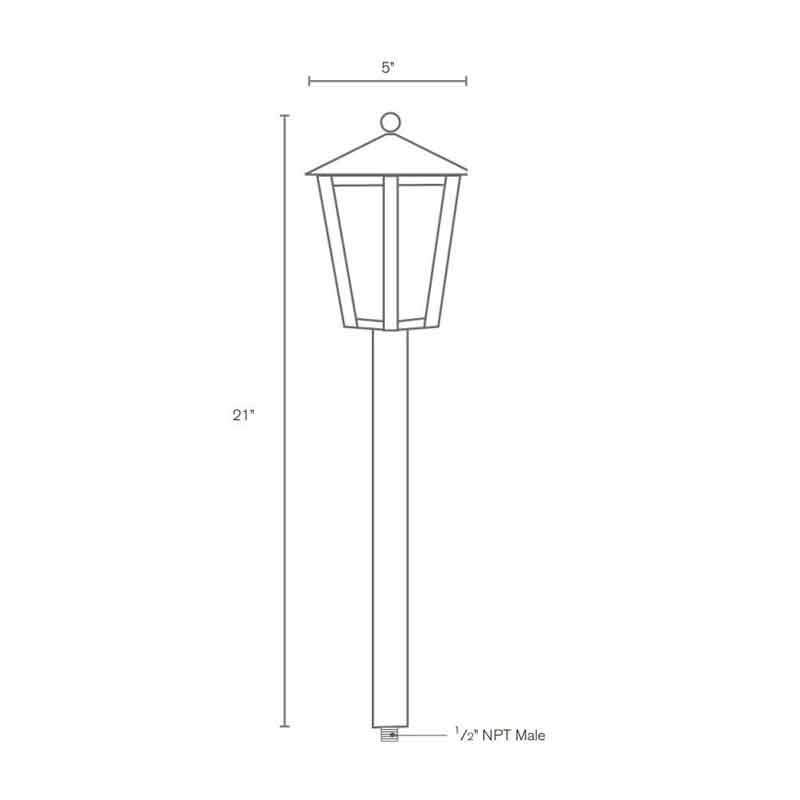 SPJ Lighting SPJ04-05 LED Garden Lantern