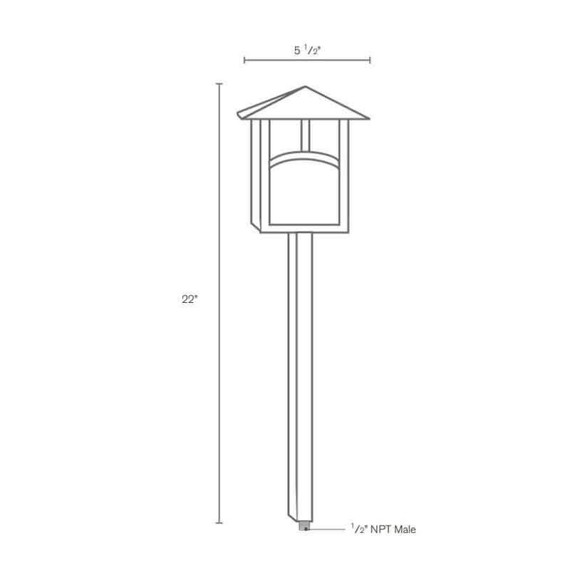 SPJ Lighting SPJ05-01 LED Garden Lantern
