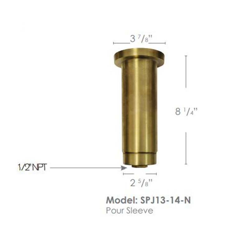 SPJ Lighting SPJ13-14FM-6W 6W LED Brass Underwater Light