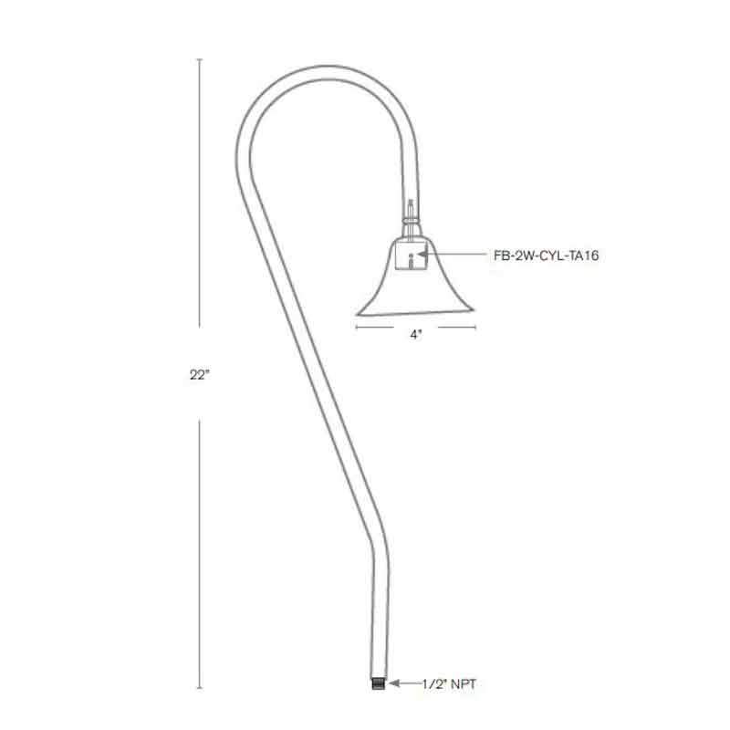 SPJ Lighting SPJ20-05 2W LED Walkway Light 12V