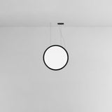 Artemide LED Dimmable Black Discovery Vertical 100 Suspension Light