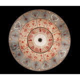 Fortuny G120SH-1 RF Scheherazade 3 Tiers Floral Glass Lamp Ceiling 1