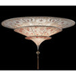 Fortuny G120SH-2 RF FM Scheherazade 3 Tiers Glass Lamp Floral Flush Mount 47.2" 