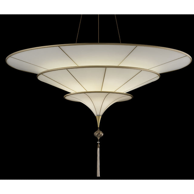 Fortuny G120SH-3 IV Scheherazade 3 Tiers Vogue Glass Lamp Ceiling 