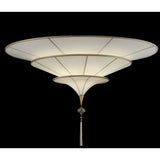 Fortuny G120SH-4 IV FM Scheherazade 3 Tiers Glass Lamp Vogue Flush Mount 47.2" 