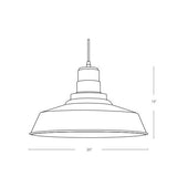 SPJ Lighting SPJ-8120-PM Hanging Light