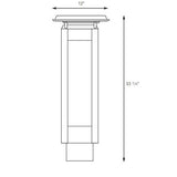 SPJ Lighting SPJ-CB100 Craftsman Bollard