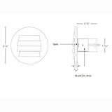 SPJ Lighting SPJ-GDG-3L LED Wide Angle Flood Recessed Mini Accent Light