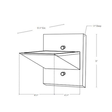 SPJ Lighting SPJ-KH8 2W LED Wall Mount