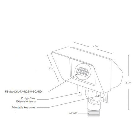 SPJ Lighting SPJ-MWW2-RGBW Wall Washer Additional View 1