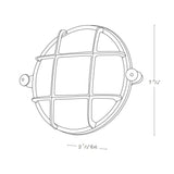 SPJ Lighting SPJ-NS-WF8 Nautical Flush Mount 10W LED 120V