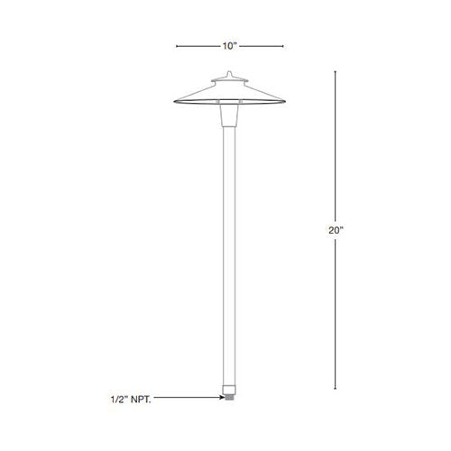 SPJ Lighting SPJ-PG10 3W LED Pathway Light