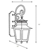 SPJ Lighting SPJ-WS1600 Scroll Mount 120V