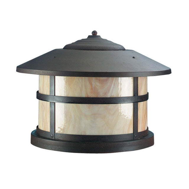 SPJ Lighting SPJ43-06A 8W 14 Inch Dia.Round Column Mount Lantern