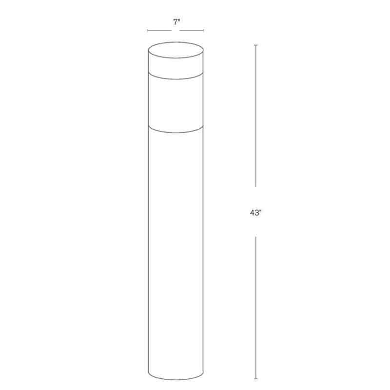 SPJ Lighting SPJ51-10-120 LED Bollard Light 120V
