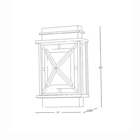 SPJ Lighting SPJ-CC74 Solid Brass Wall Mount