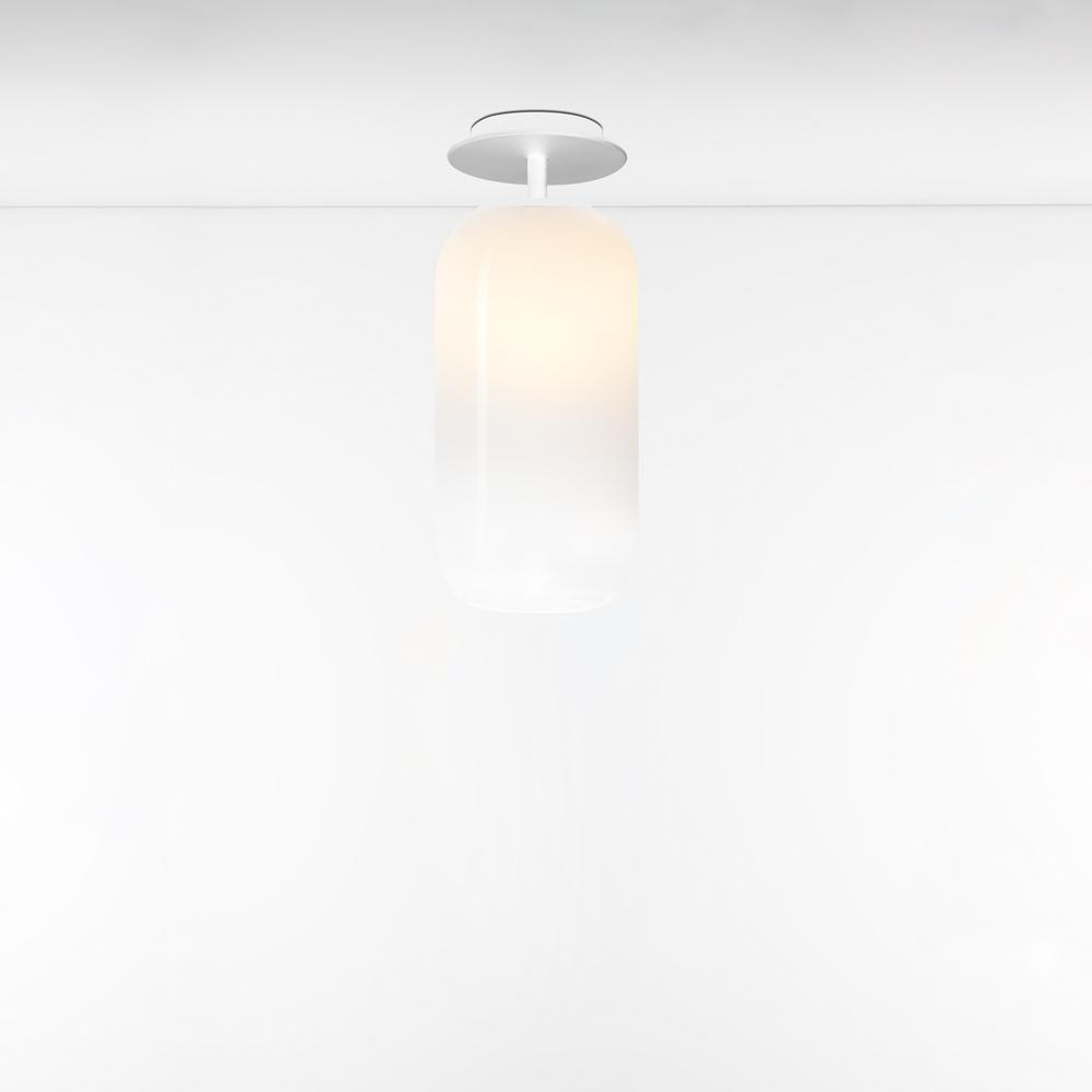 Artemide 1413228A Gople Classic Ceil Max 22W E26 White/White 120V