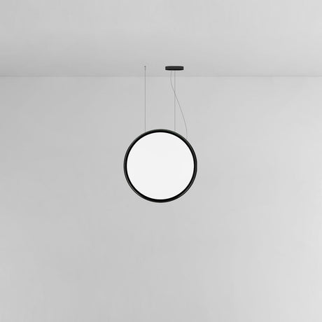 Artemide 1993038A-EXT LED 56W Dimmable Black Discovery Vertical 100 Suspension Light